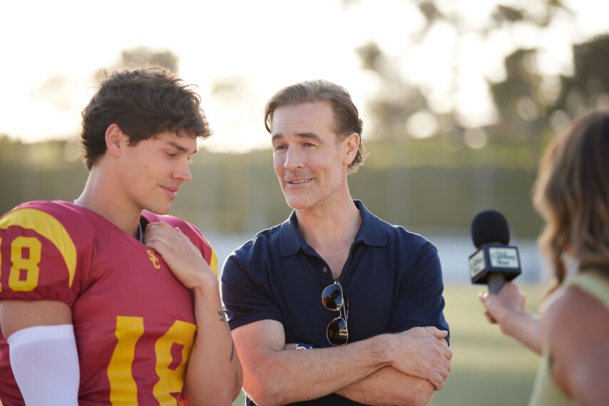 James Van Der Beek and Noah Beck in 'Sidelined 2: Intercepted'
