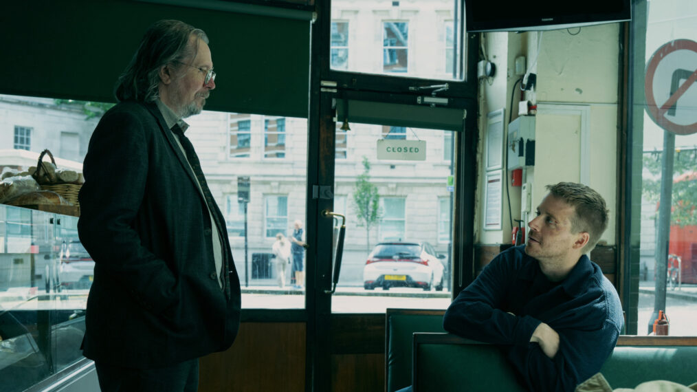 Gary Oldman as Jackson Lamb and Jack Lowden as River Cartwright — 'Slow Horses' Season 5 Finale