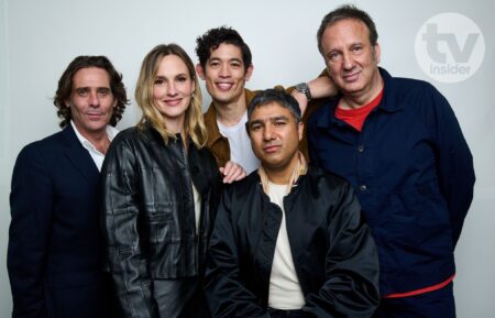 James Callis, Ruth Bradley, Christopher Chung, Nick Mohammed, and Saul Metzstein for 'Slow Horses' at New York Comic Con 2025
