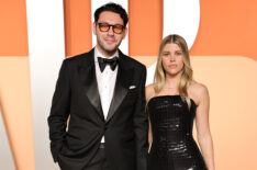 Elliot Grainge and Sofia Richie Grainge attend the 2025 Vanity Fair Oscar Party