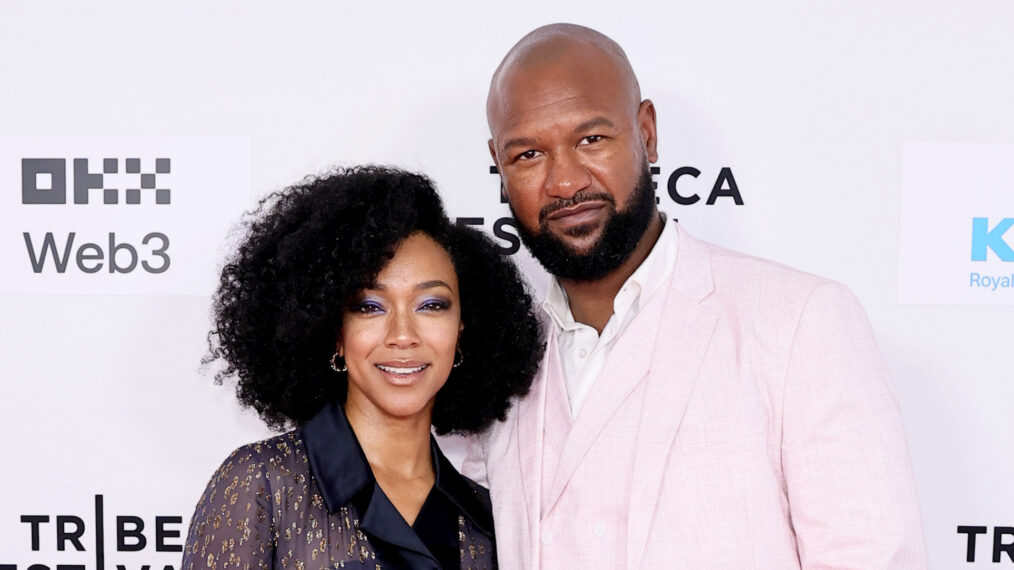 Sonequa Martin-Green and Kenric Green attend the 'She Dances' Premiere during the 2025 Tribeca Festival at SVA Theater on June 05, 2025 in New York City.