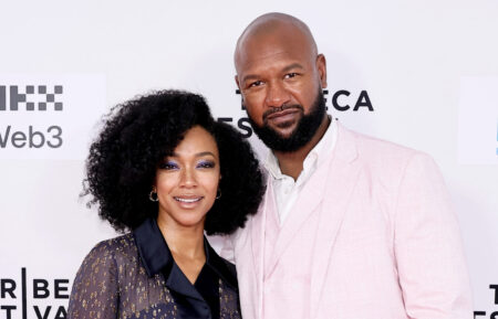Sonequa Martin-Green and Kenric Green attend the