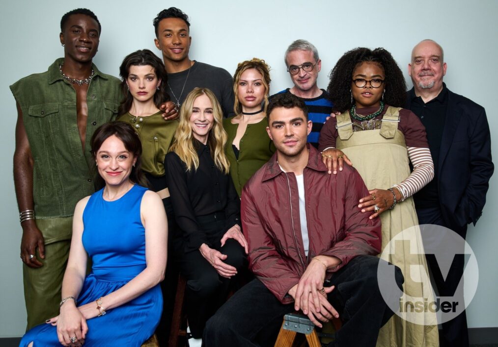 Karim Diané, Noga Landau, Zoë Steiner, Sandro Rosta, Holly Hunter, Bella Shepard, George Hawkins, Alex Kurtzman, Kerrice Brooks, and Paul Giamatti — 'Star Trek: Starfleet Academy' at New York Comic Con 2025 Portrait