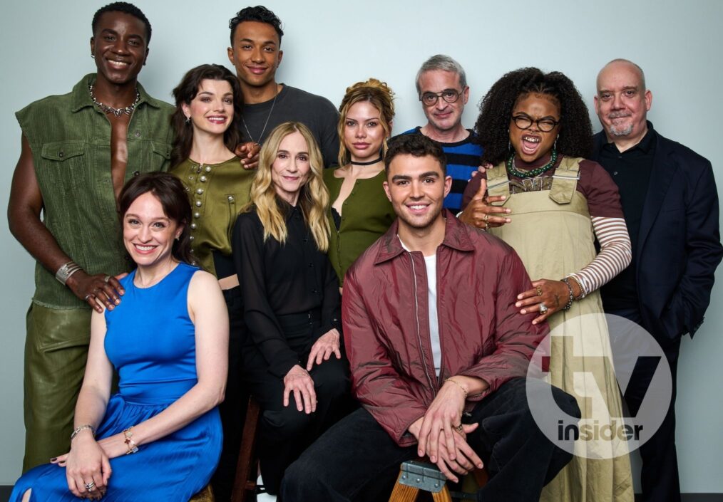 Karim Diané, Noga Landau, Zoë Steiner, Sandro Rosta, Holly Hunter, Bella Shepard, George Hawkins, Alex Kurtzman, Kerrice Brooks, and Paul Giamatti — 'Star Trek: Starfleet Academy' at New York Comic Con 2025 Portrait