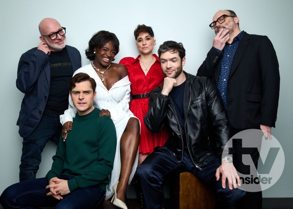 Akiva Goldsman, Martin Quinn, Celia Rose Gooding, Melissa Navia, Ethan Peck, and Henry Alonso Myers — 'Star Trek: Strange New Worlds' at New York Comic Con 2025 Portrait