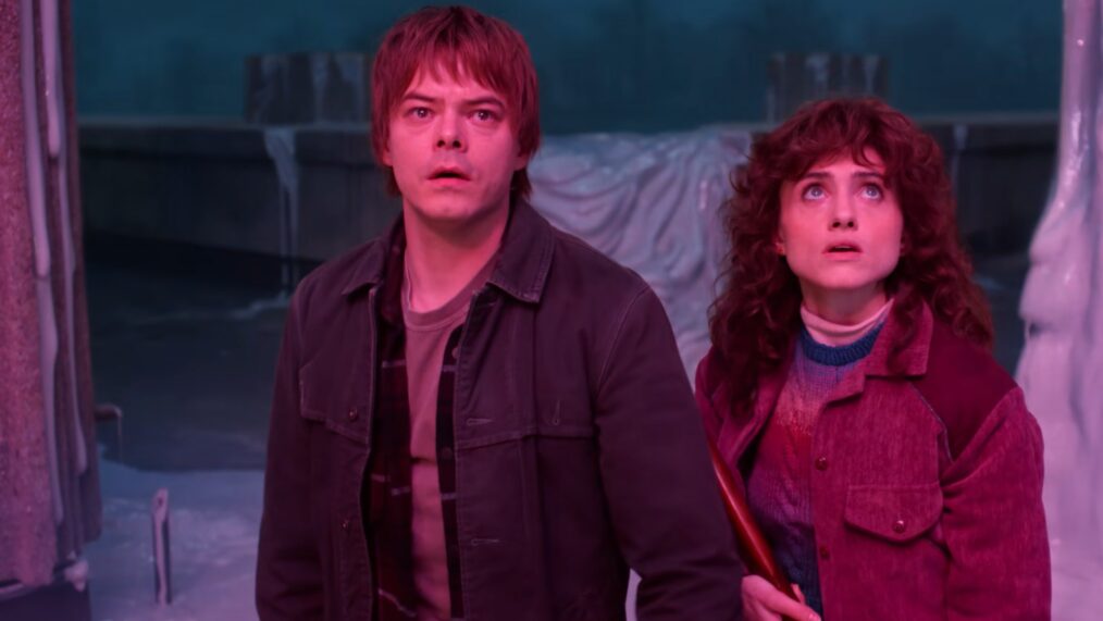 Charlie Heaton and Natalia Dyer in 'Stranger Things' Season 5