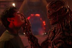 Noah Schnapp and Jamie Campbell Bower in 'Stranger Things' Season 5