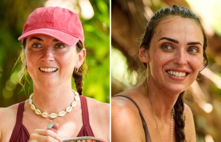Shannon Fairweather and Sage Ahrens-Nichols in 'Survivor 49'