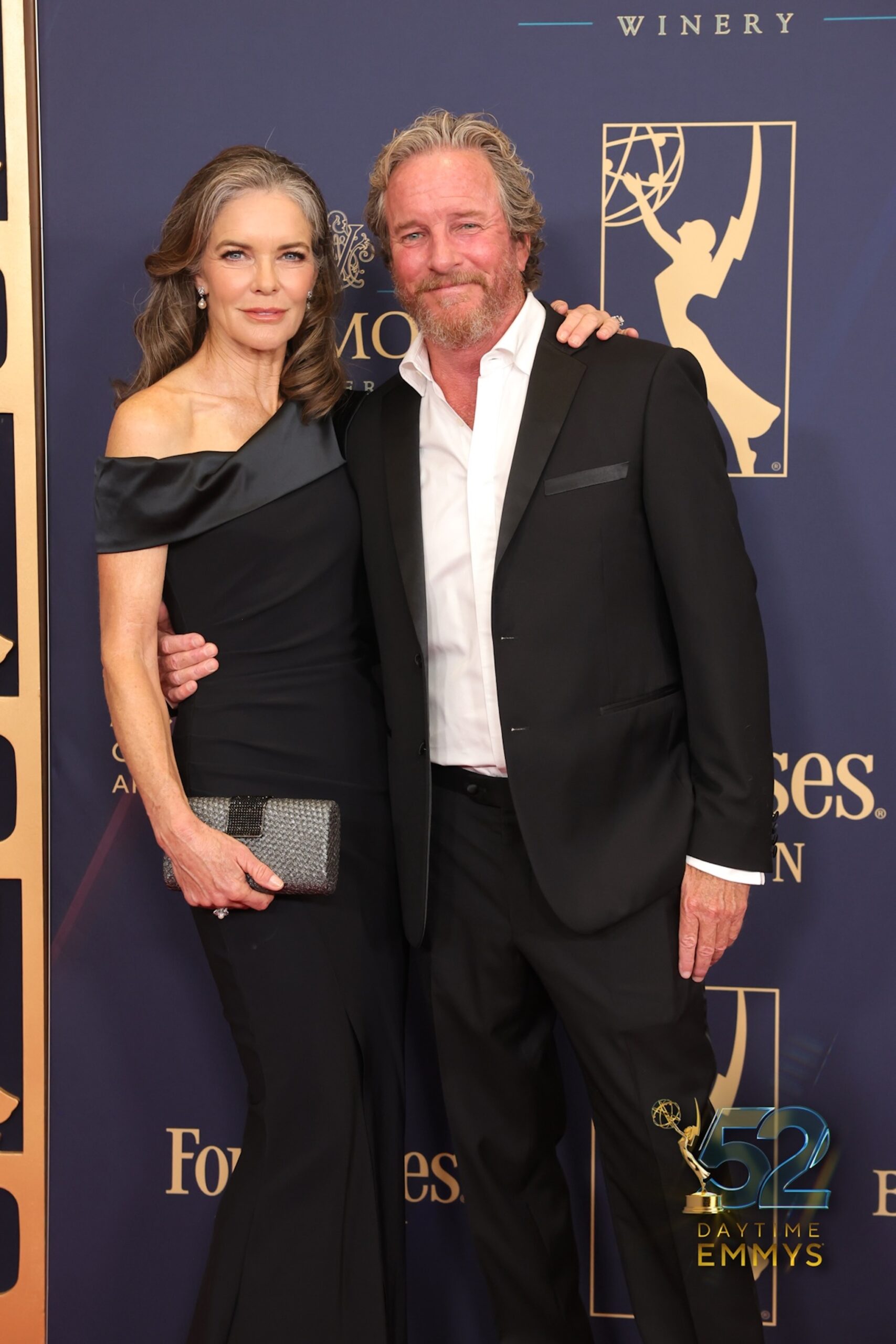 Susan Walters and Linden Ashby at the 2025 Daytime Emmys on October 17