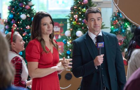 Kimberley Sustad, Robert Buckley in 'Merry Christmas, Ted Cooper!'