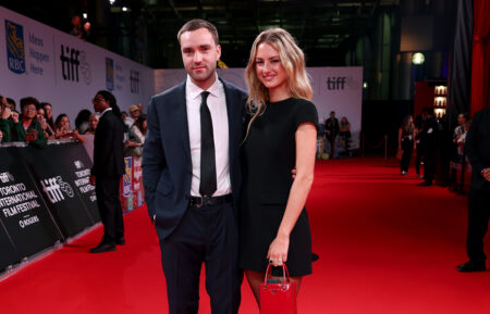 Jackson White and Grace Van Patten attend the premiere of 