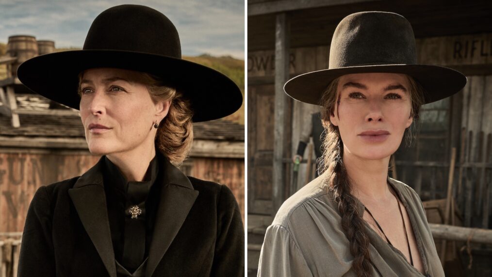 Gillian Anderson and Lena Headey in 'The Abandons'