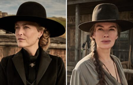 Gillian Anderson and Lena Headey in 'The Abandons'