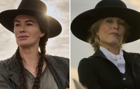Lena Headey and Gillian Anderson in Netflix's 'The Abandons'