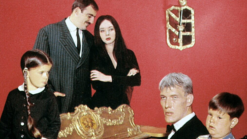 THE ADDAMS FAMILY, Lisa Loring, John Astin, Carolyn Jones, Ted Cassidy, Ken Weatherwax, 1964-1966
