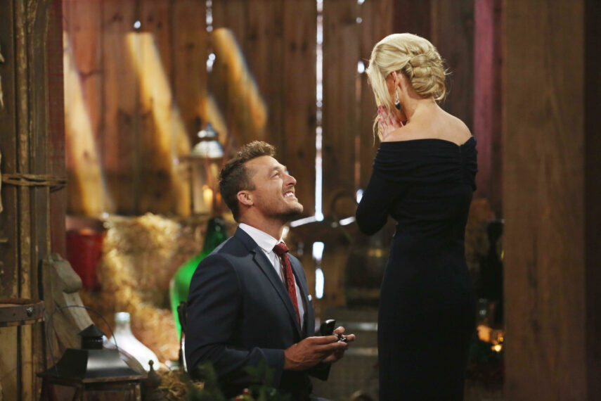 THE BACHELOR, (from left): Chris Soules, Whitney Bischoff