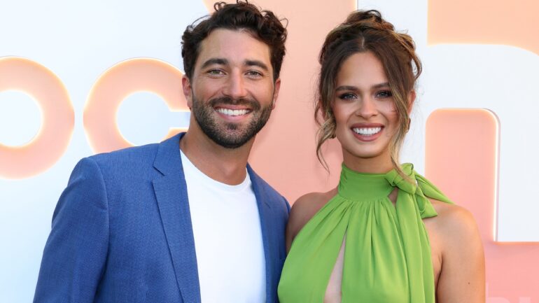 Joey Graziadei and Kelsey Anderson attend ABC's End Of Summer Soirée at Cecconi's West Hollywood