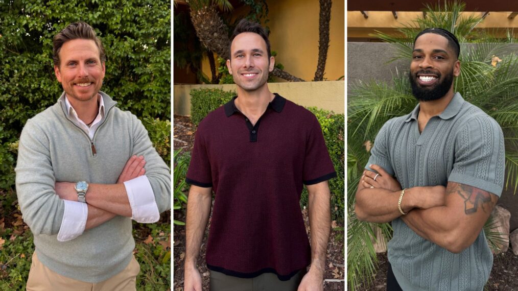 Dave, Christopher, and Kevin of 'The Bachelorette' Season 22