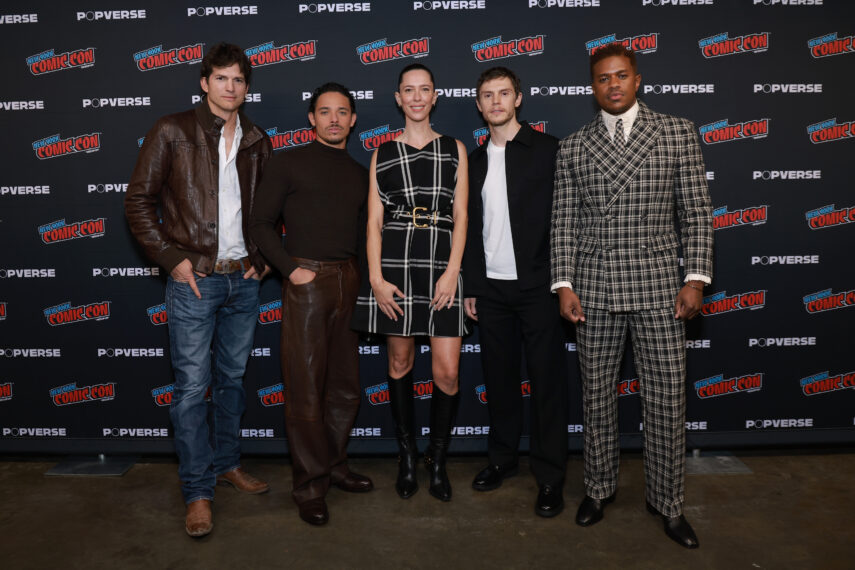 Ashton Kutcher, Anthony Ramos, Rebecca Hall, Evan Peters, and Jeremy Pope for 'The Beauty' at NYCC 2025