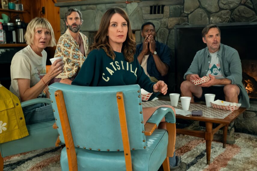 Kerri Kenney-Silver, Marco Calvani, Tina Fey, Colman Domingo, and Will Forte in 'The Four Seasons'