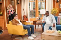 'Welcome to the Zhuzh' -- Coverage of the CBS Original Series THE NEIGHBORHOOD, scheduled to air on the CBS Television Network. Pictured: Beth Behrs as Gemma, Max Greenfield as Dave and Cedric The Entertainer as Calvin.