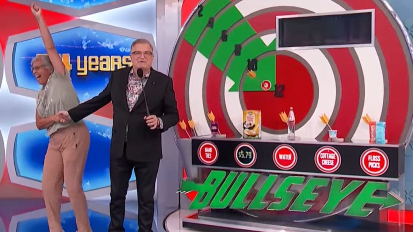 'The Price Is Right' Contestant Doesn't Let Go of Drew Carey's Hand After Winning Trip
