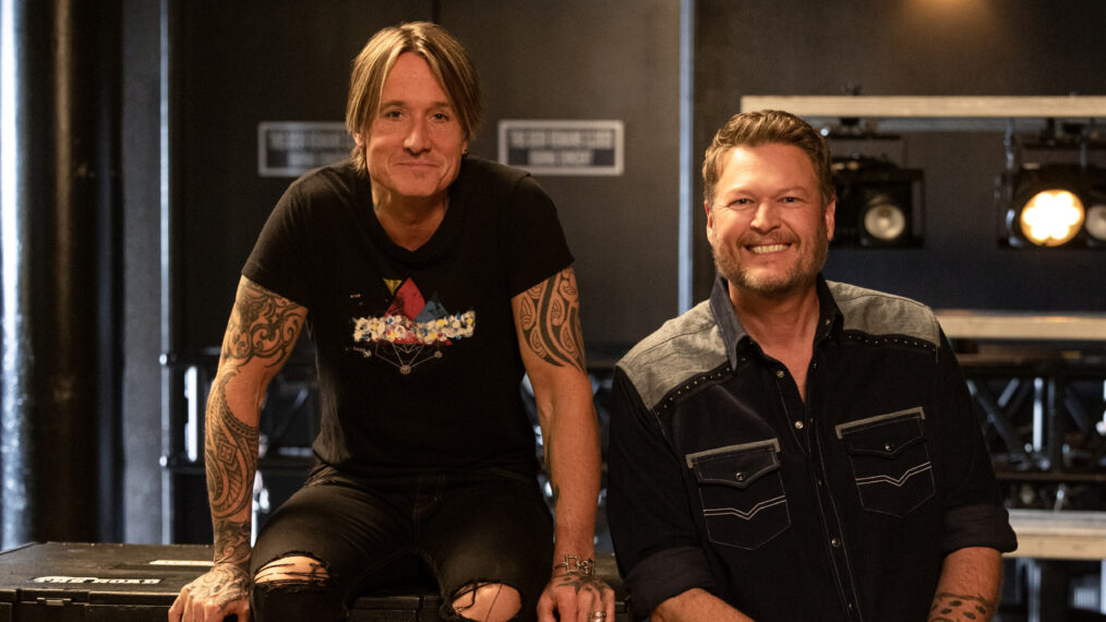 Keith Urban and Blake Shelton