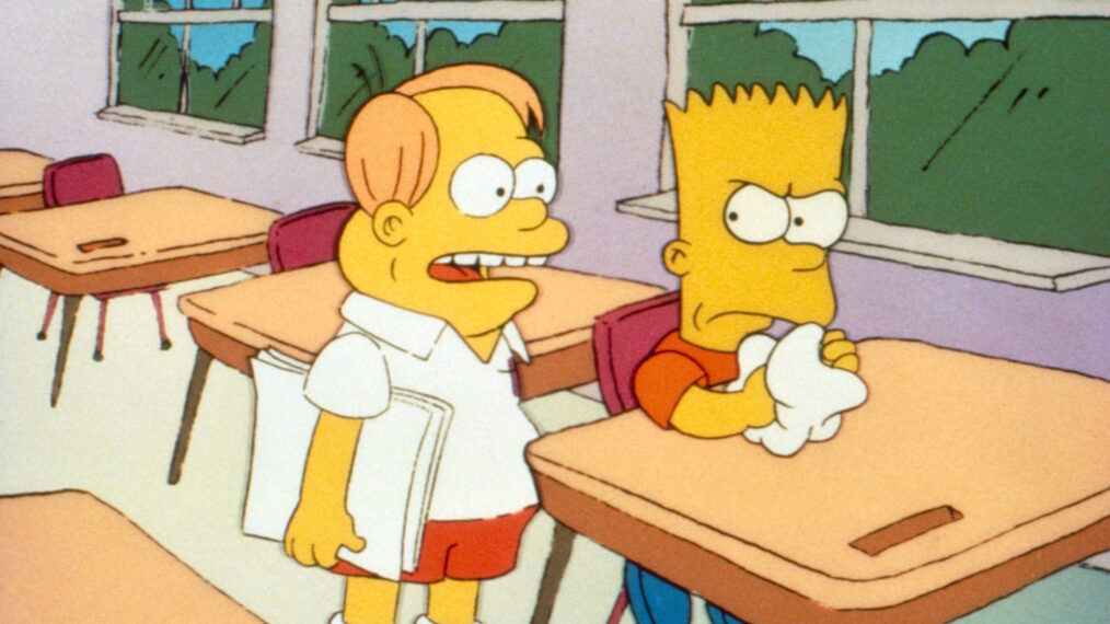 Martin and Bart in 'The Simpsons'
