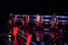 THE VOICE -- The Battles Part 2 Episode 2808 -- Pictured: (l-r) Michael Bublé, Reba McEntire, Niall Horan, Snoop Dogg