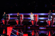 THE VOICE -- The Battles Premiere Episode 2807 -- Pictured: (l-r) Michael Bublé, Reba McEntire, Niall Horan, Snoop Dogg
