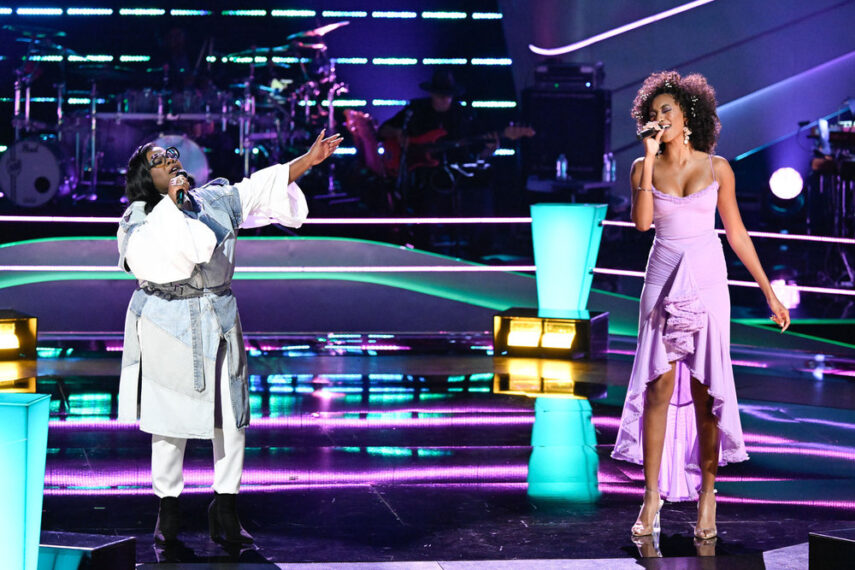 THE VOICE -- The Battles Premiere Episode 2807 -- Pictured: (l-r) Jazz McKenzie, Trinity