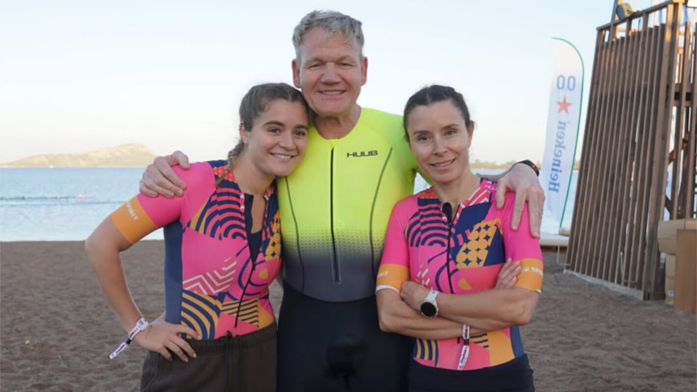 Gordon Ramsay Completes Ironman Race With Wife and Daughter