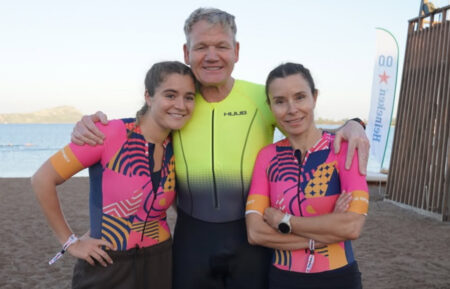 Tilly, Gordon, and Tana Ramsay