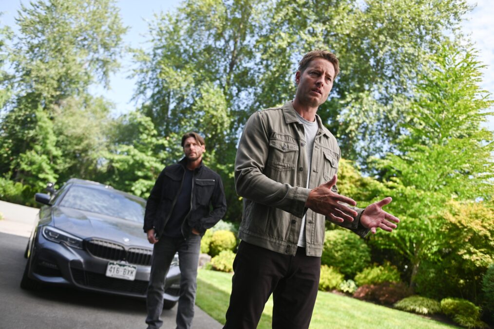 Jensen Ackles and Justin Hartley in 'Tracker'