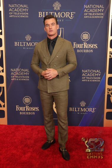 Tyler Cameron at the 2025 Daytime Emmys on October 17