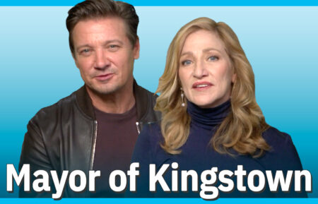 Jeremy Renner and Edie Falco