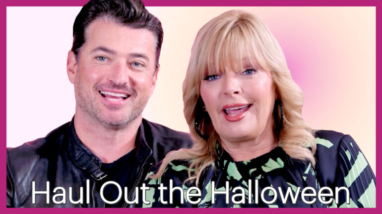 Wes Brown and Melissa Peterman from Haul Out the Halloween