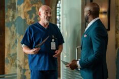 Ritchie Coster as Shinwell Johnson and Morris Chestnut as Dr. John Watson — 'Watson' Season 2 Episode 4 'Happy When It Rains'