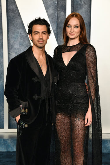 Joe Jonas and Sophie Turner attend the 2023 Vanity Fair Oscar Party