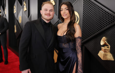 Zach Bryan and Brianna LaPaglia attend the 66th GRAMMY Awards