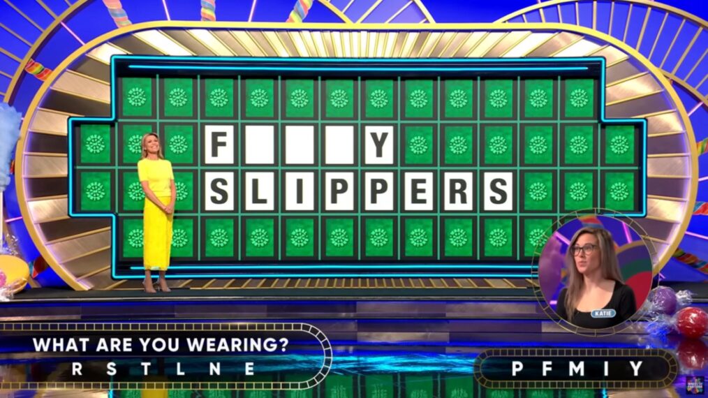 'Wheel of Fortune' Season 43, October 7, 2025 episode. Katie McCann bonus round