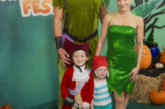 Witney Carson and her family at Disney+ Halloween Fest hosted at The Walt Disney Studios in Burbank, CA on Saturday, October 25, 2025