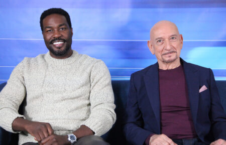 Yahya Abdul-Mateen II and Sir Ben Kingsley in 'Wonder Man'