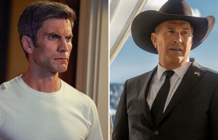 Wes Bentley and Kevin Costner in Yellowstone