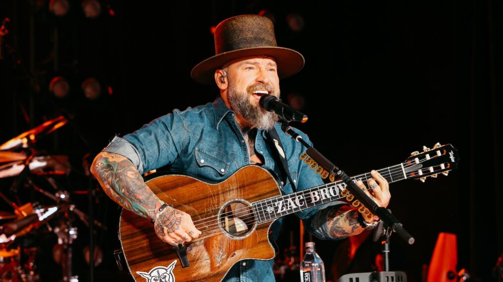 Zac Brown Band perform onstage during the Uber One Rodeo on October 18, 2025 in Austin, Texas