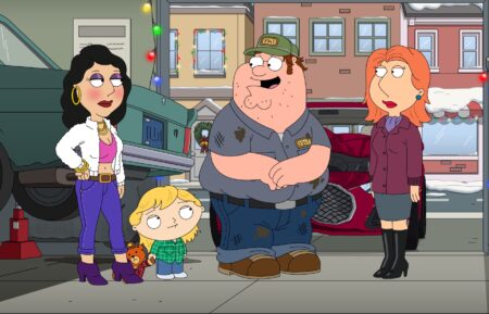 FAMILY GUY - “Disney’s Hulu’s Family Guy’s Hallmark Channel’s Lifetime’s Familiar Holiday Movie” - In Family Guy’s take on generic holiday movies, Lois, who works for “Big Pie” travels to a small town in hopes of stealing Peter’s award-winning family secret pie recipe. (Disney) FAMILY GUY