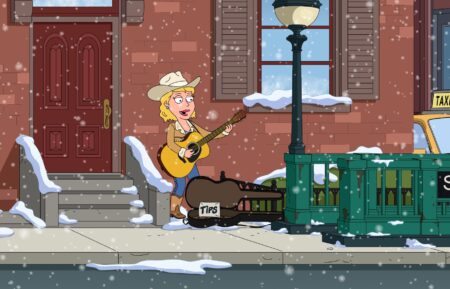 FAMILY GUY - “Disney’s Hulu’s Family Guy’s Hallmark Channel’s Lifetime’s Familiar Holiday Movie” - In Family Guy’s take on generic holiday movies, Lois, who works for “Big Pie” travels to a small town in hopes of stealing Peter’s award-winning family secret pie recipe. (Disney) FAMILY GUY
