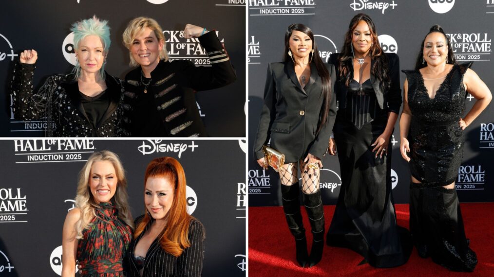 Red carpet arrivals at the 2025 Rock and Roll Hall of Fame Induction Ceremony at Peacock Theater in Los Angeles on November 8, 2025