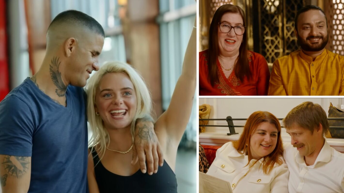 Johny and Chloe, Jenny and Sumit, and Manon and Anthony from '90 Day Fiance: The Other Way' Season 7