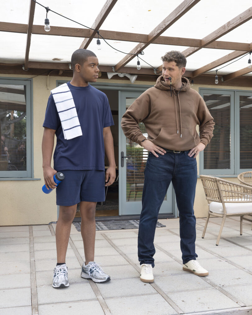 Elijah M. Cooper as Harry and Oliver Stark as Buck — '9-1-1' Season 9 Episode 6 